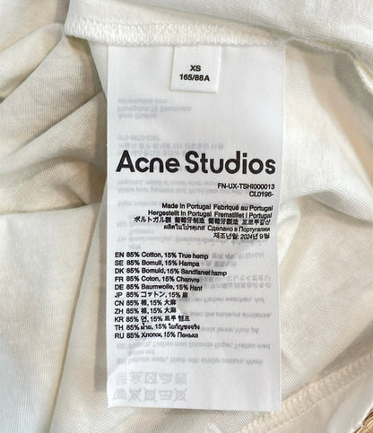 Acne Studios 半袖 スプレー加工ロゴTシャツ ダメージ加工 FN-UX-TSHI000013 メンズ SIZE XS (X) アクネ ストゥディオズ