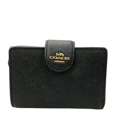 美品 COACH 二つ折り財布 レザー 6390 レディース コーチ