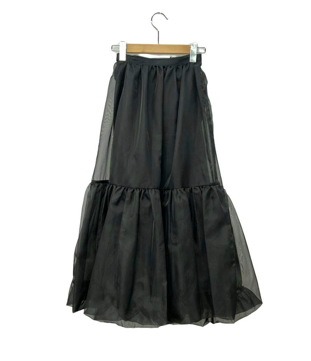 美品 アキキ シアーギャザースカート レディース SIZE F (M) akiki 