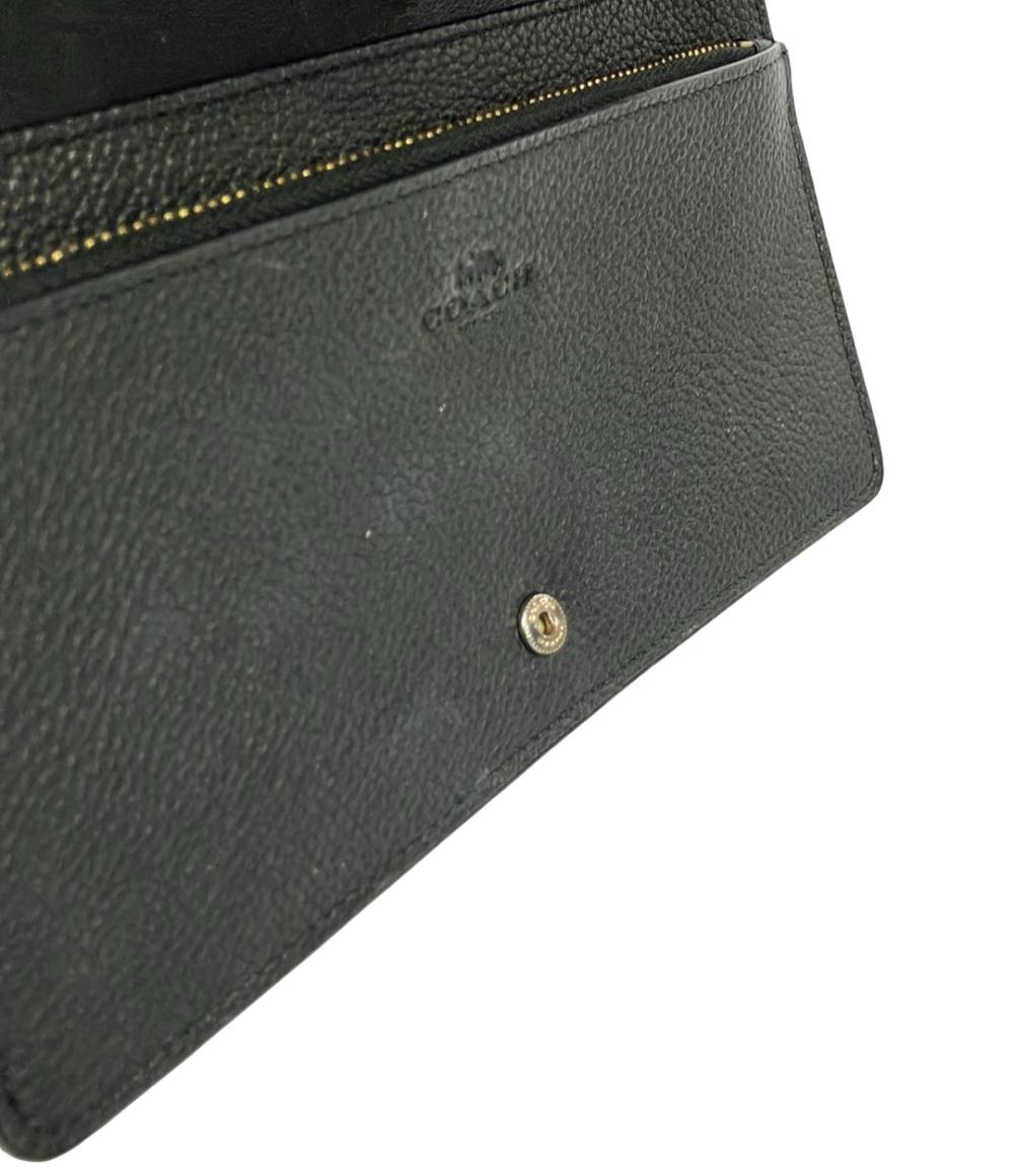 ✨良品 コーチ ショルダーバッグ ウォレット クロスボディ 斜め掛け シボ革 黒 COACH ショルダーバッグ クロスボディ 斜め掛け 革 レディース コーチ