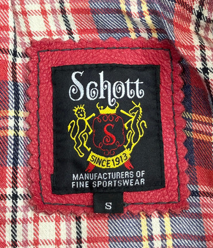 schott ライダース ジャケット メンズ SIZE S ショット