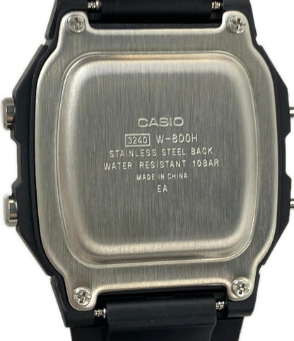 美品 CASIO 腕時計 スタンダード クオーツ W-800H レディース メンズ カシオ