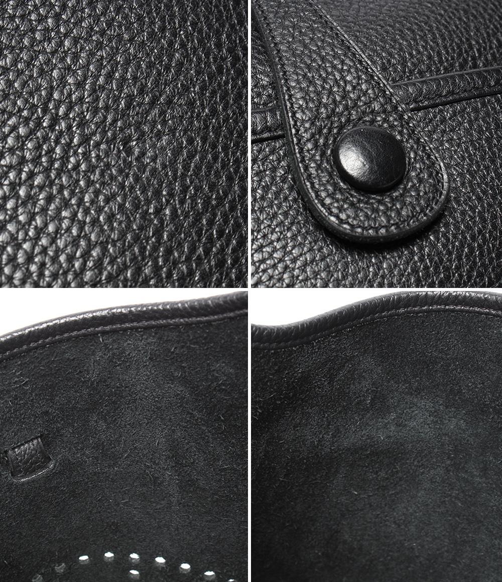 HERMES ショルダーバッグ □M刻印 シルバー金具 トリヨンクレマンス エヴリン3 PM レディース エルメス