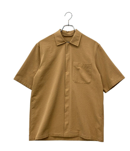 美品 Herno シアクリース 半袖シャツ メンズ SIZE 46 ヘルノ