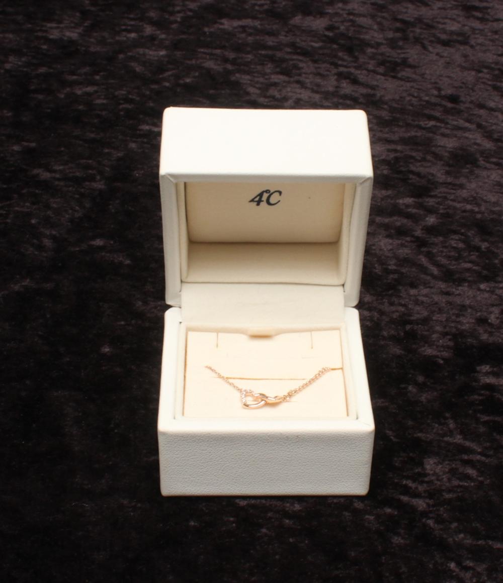 美品 ヨンドシー ブレスレット K10 ダイヤ レディース 4℃