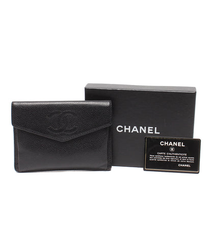CHANEL コインケース カードケース キャビアスキン ココマーク ゴールド金具 ５番台 レディース シャネル