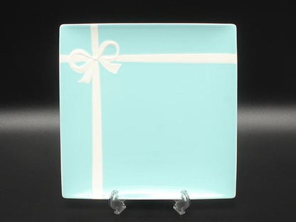 美品 TIFFANY&Co. スクエアプレート 皿 24cm ブルーボックス ティファニー