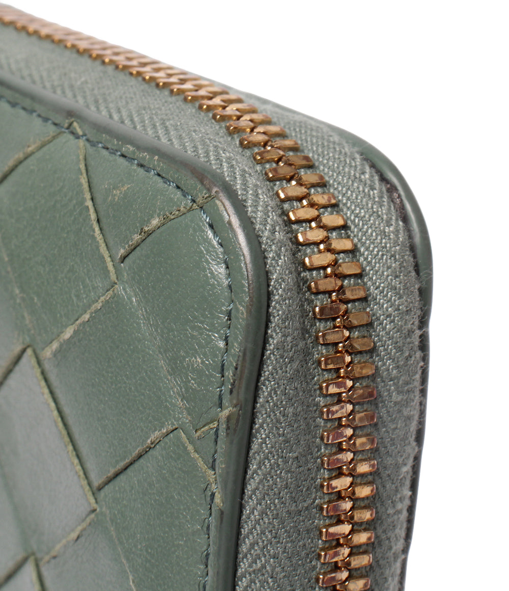 BOTTEGA VENETA ラウンドファスナー長財布 イントレチャート レディース ボッテガ・ヴェネタ