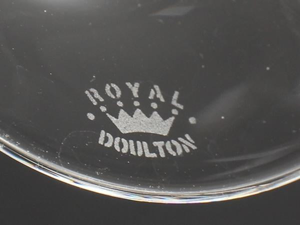 ロイヤルドルトン ワイングラス 2点セット ペア ジャスミン Royal Doulton