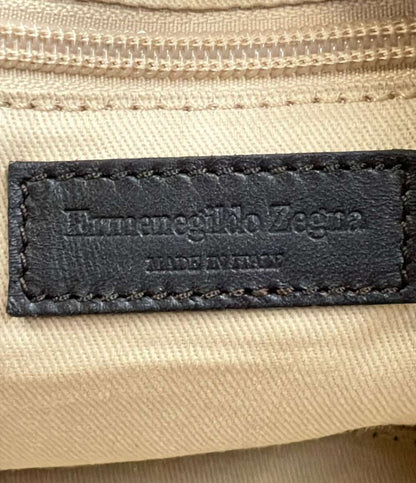 Ermenegildo Zegna 2WAY ボストンバッグ ショルダーバッグ 斜め掛け メンズ エルメネジルドゼニア