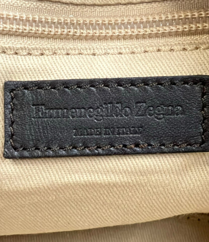 Ermenegildo Zegna 2WAY ボストンバッグ ショルダーバッグ 斜め掛け メンズ エルメネジルドゼニア