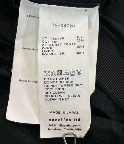 Sacai ドッキング ビスチェ シャツワンピース 19-04728 レディース SIZE 1 サカイ