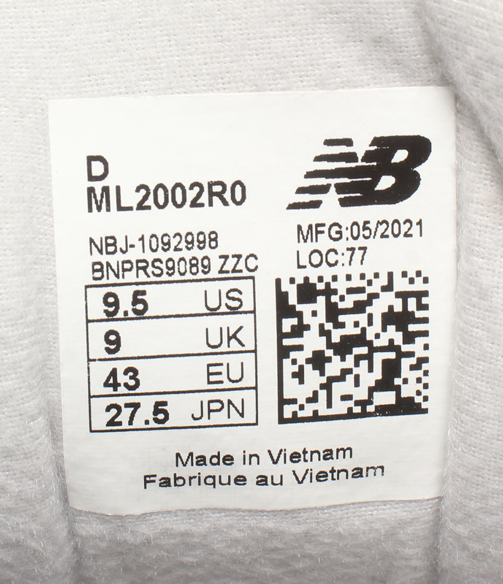 美品 NEW BALANCE ローカットスニーカー ML2002R0 メンズ SIZE 27.5 ニューバランス