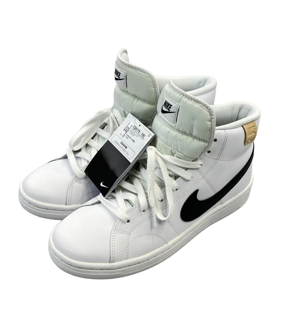 美品 NIKE ミドルカットスニーカー コート ロイヤル 2 MID CQ9179-100 メンズ SIZE 26.5 (M) ナイキ