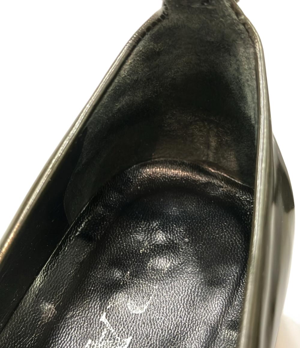 PRADA エナメルアンクルストラップパンプス レディース SIZE 37 (24cm