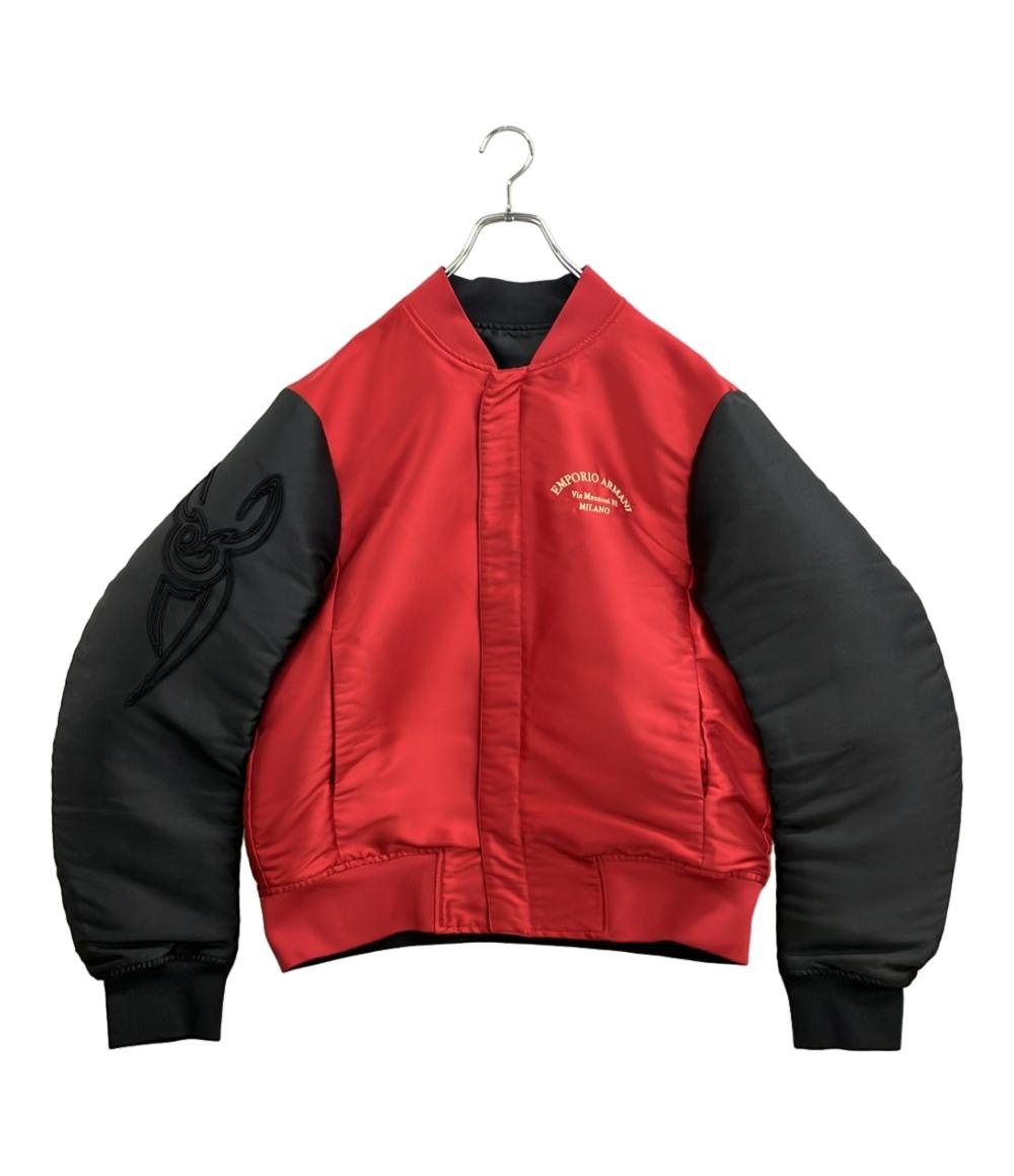 美品 Emporio Armani ボンバージャケット 3G1BQ9 1NIBZ メンズ SIZE 52 (XL) エンポリオ・アルマーニ
