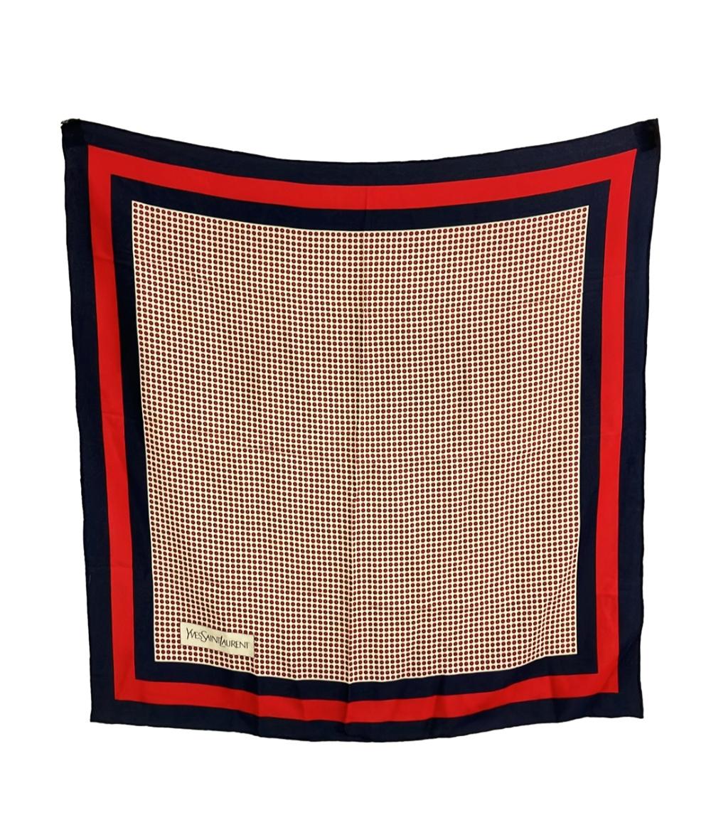 YVES SAINT LAURENT スカーフ シルク100% レディース イヴ・サンローラン
