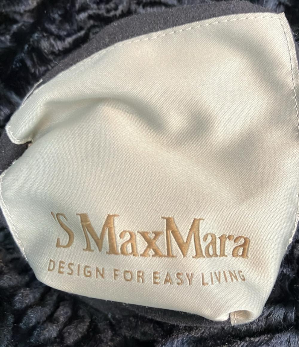 'S Max Mara ダウンコート リバーシブル フーデッド ベロア ジャガード レディース SIZE 38 (S) エスマックスマーラ