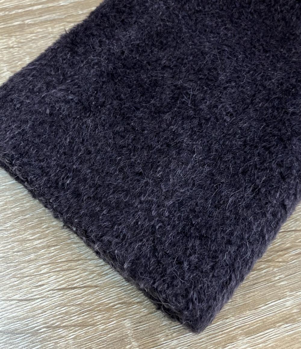 MAX MARA STUDIO チェスターコート アルパカ パープル ミセス エレガンス レディース SIZE 38 (S) マックスマーラ ステュディオ