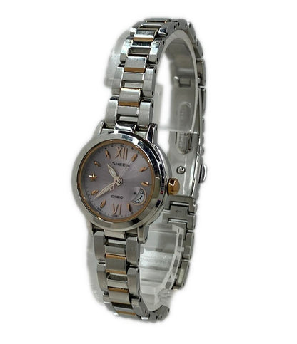 CASIO 腕時計 シーン SHEEN ソーラー ピンク SHW-1500 レディース カシオ