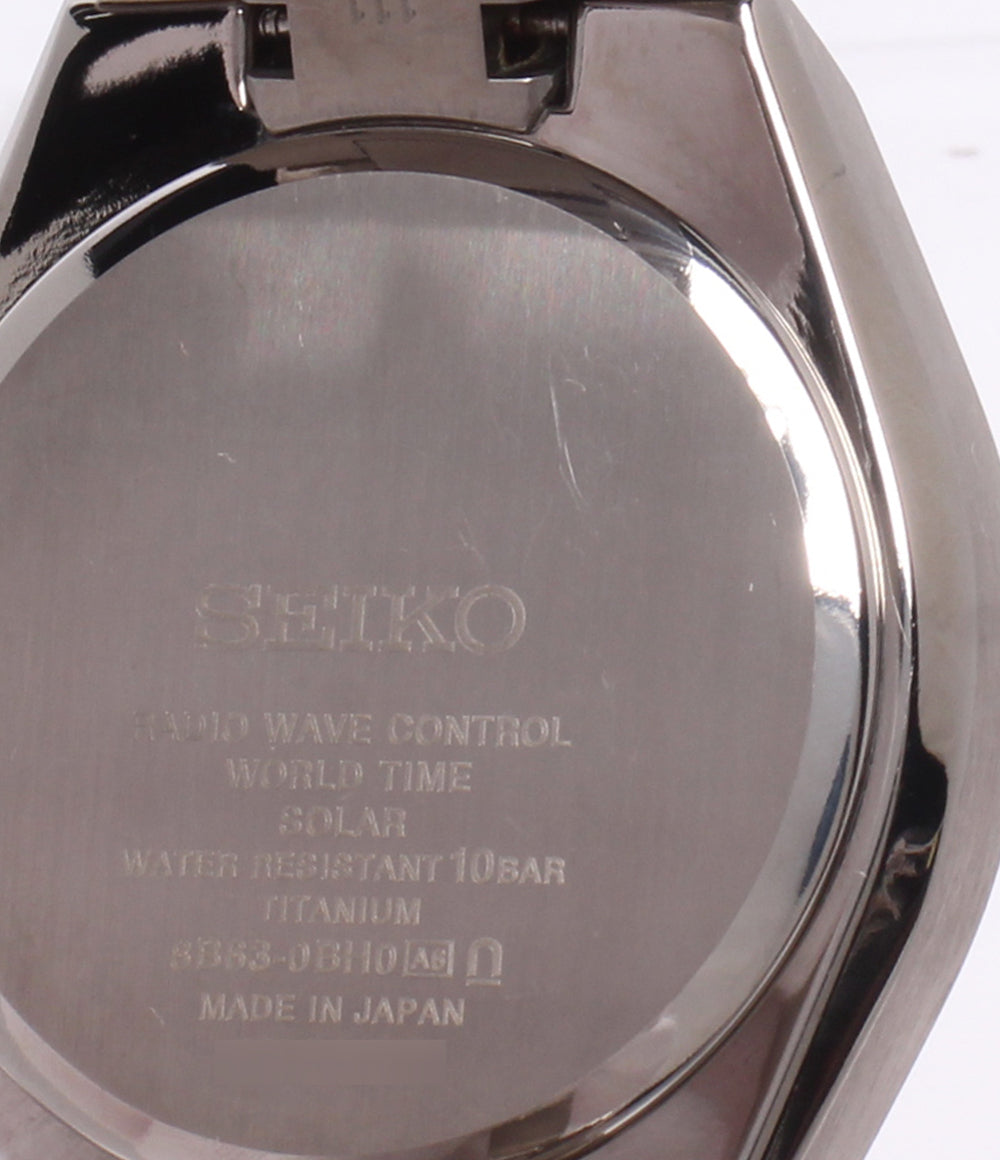 SEIKO 腕時計 アストロン ネクスター ソーラー電波 ホワイト SBXY-085 メンズ セイコー