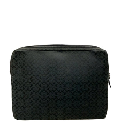 COACH クラッチバッグ キャンバス レザー ミニシグネチャー CE701 メンズ コーチ