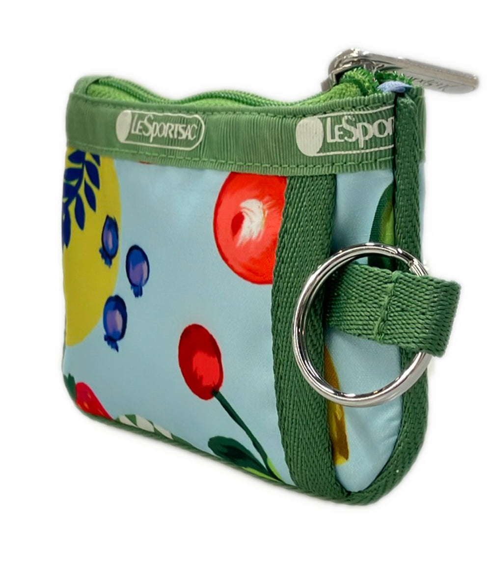 美品 LeSportsac コインケース キーリング付き レディース レスポートサック