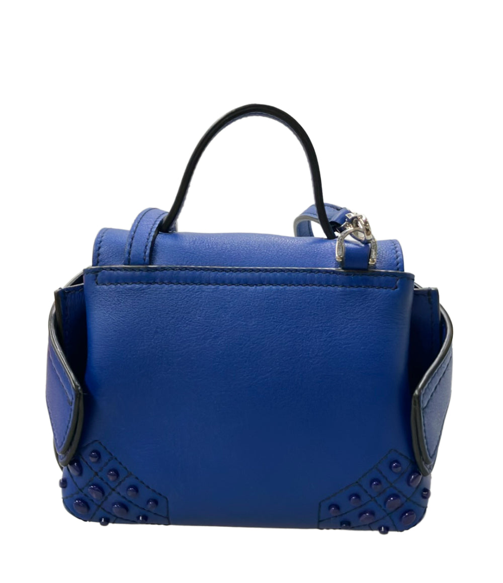美品 TOD’S ハンドバッグ ショルダーバッグ ミニ 2WAY 斜め掛け レザー レディース トッズ