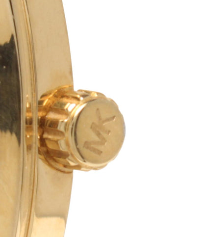 美品 マイケルコース 腕時計 クオーツ ブラック MK-2747 ユニセックス MICHAEL KORS