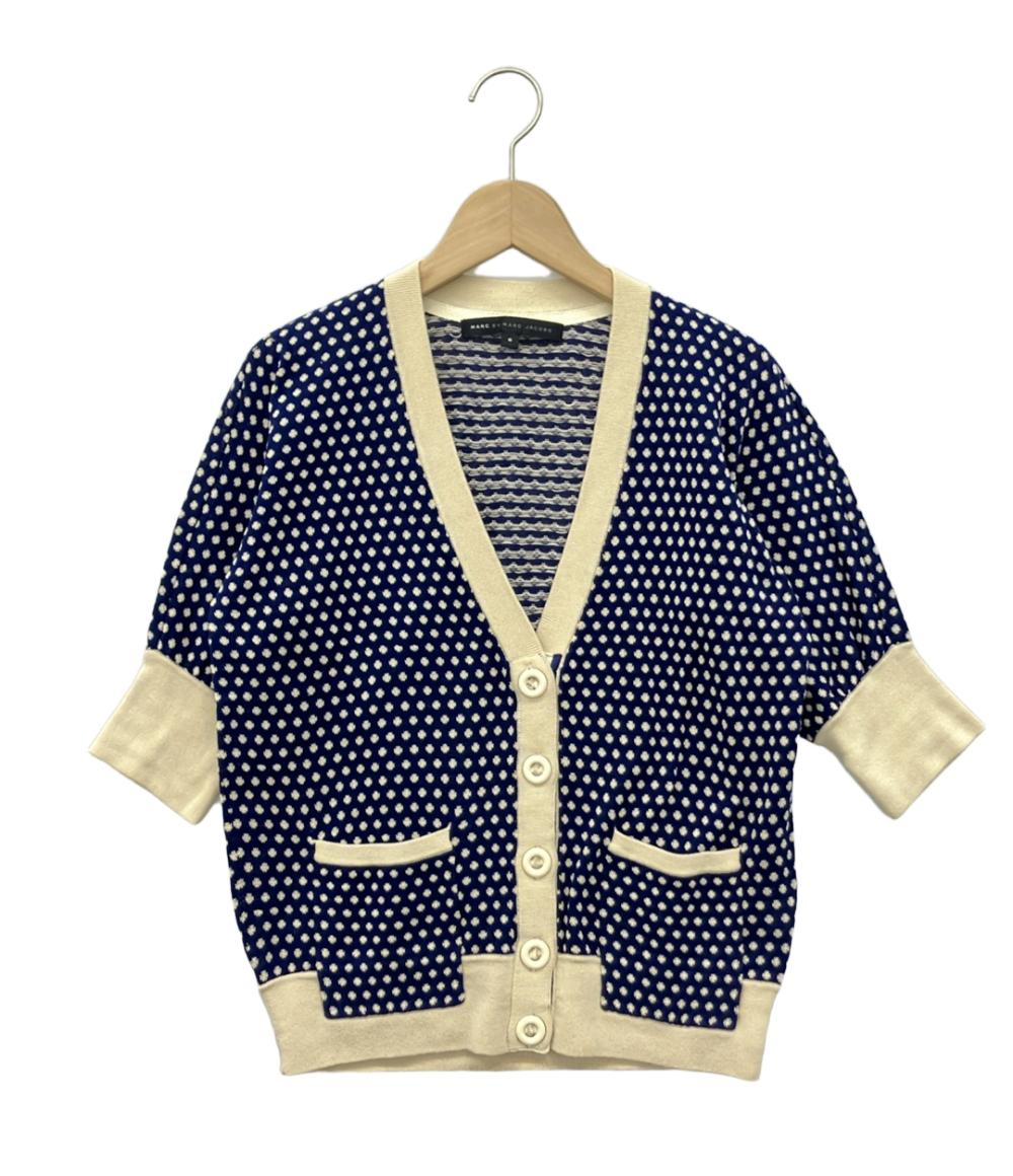 マークバイマークジェイコブス 半袖ニットカーディガン レディース SIZE S (S) MARC BY MARC JACOBS