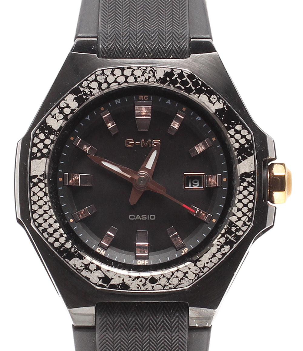 CASIO 腕時計 ジーミズ G-MS ソーラー ブラック MSG-W350WLP レディース カシオ