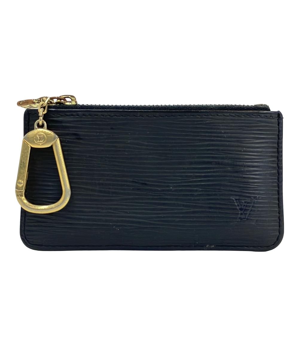 ルイ・ヴィトン コインケース キーリング付き ポシェット クレ エピ M63802 メンズ LOUIS VUITTON
