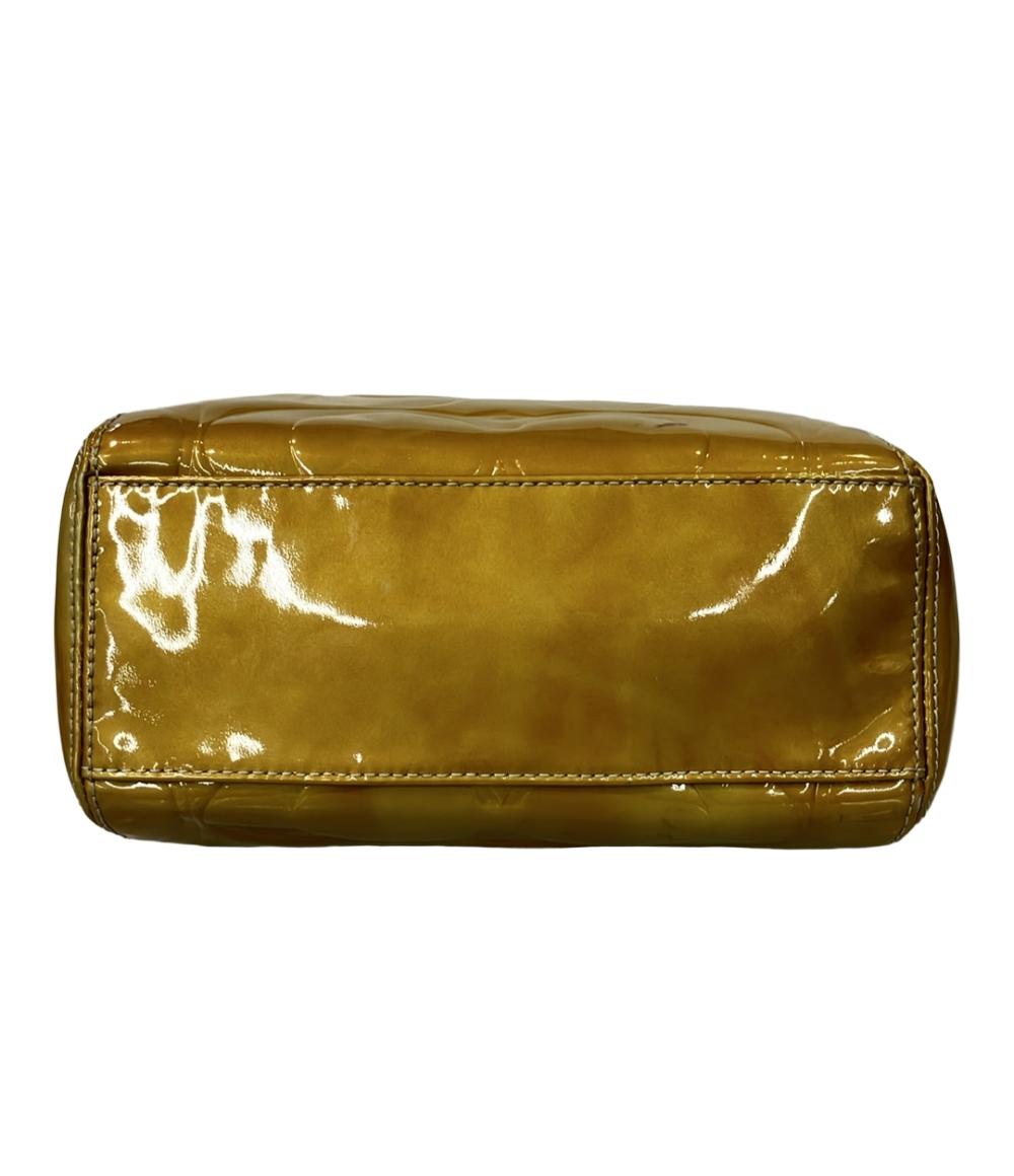 COACH 2WAYハンドバッグ ショルダーバッグ エナメル シグネチャー