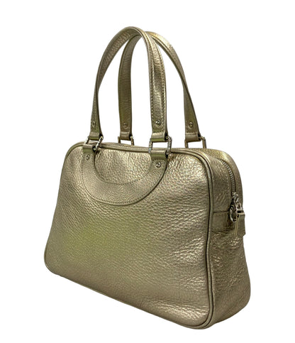 美品 Jacques le corre 2way ハンドバッグ ショルダーバッグ 斜め掛け メタリック レディース ジャック・ル・コール