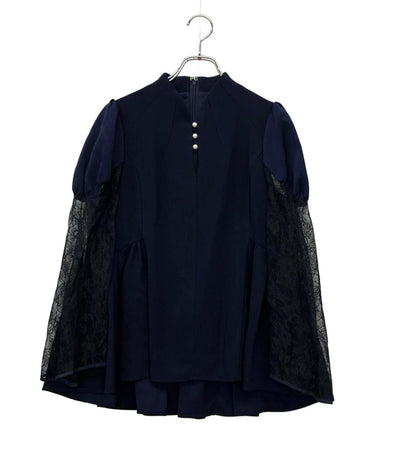 arobe 長袖ブラウス Tシャツ カットソー Pearl Sleeve Lace Blouse 1010300 レディース SIZE 2 (M) アローブ