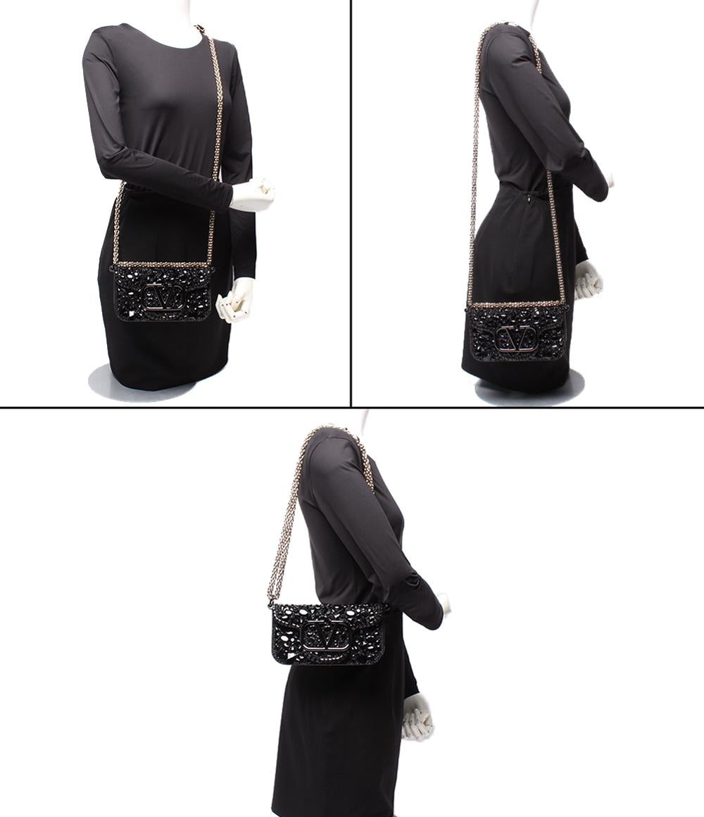 Valentino Garavani 3way ハンドバッグ クラッチバッグ ショルダーバッグ ビジュー レディース ヴァレンティノ・ガラヴァーニ