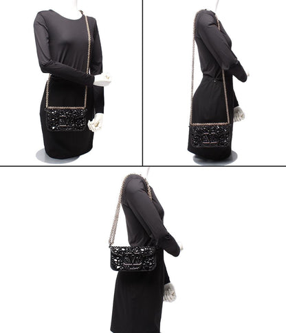 Valentino Garavani 3way ハンドバッグ クラッチバッグ ショルダーバッグ ビジュー レディース ヴァレンティノ・ガラヴァーニ