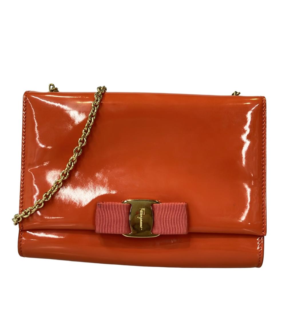Salvatore Ferragamo チェーンショルダーバッグ ヴァラ レディース サルヴァトーレフェラガモ