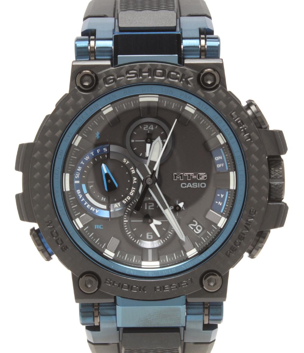 美品 カシオ 腕時計 G-SHOCK ソーラー ブラック MTG-B1000BD-1AJF メンズ CASIO