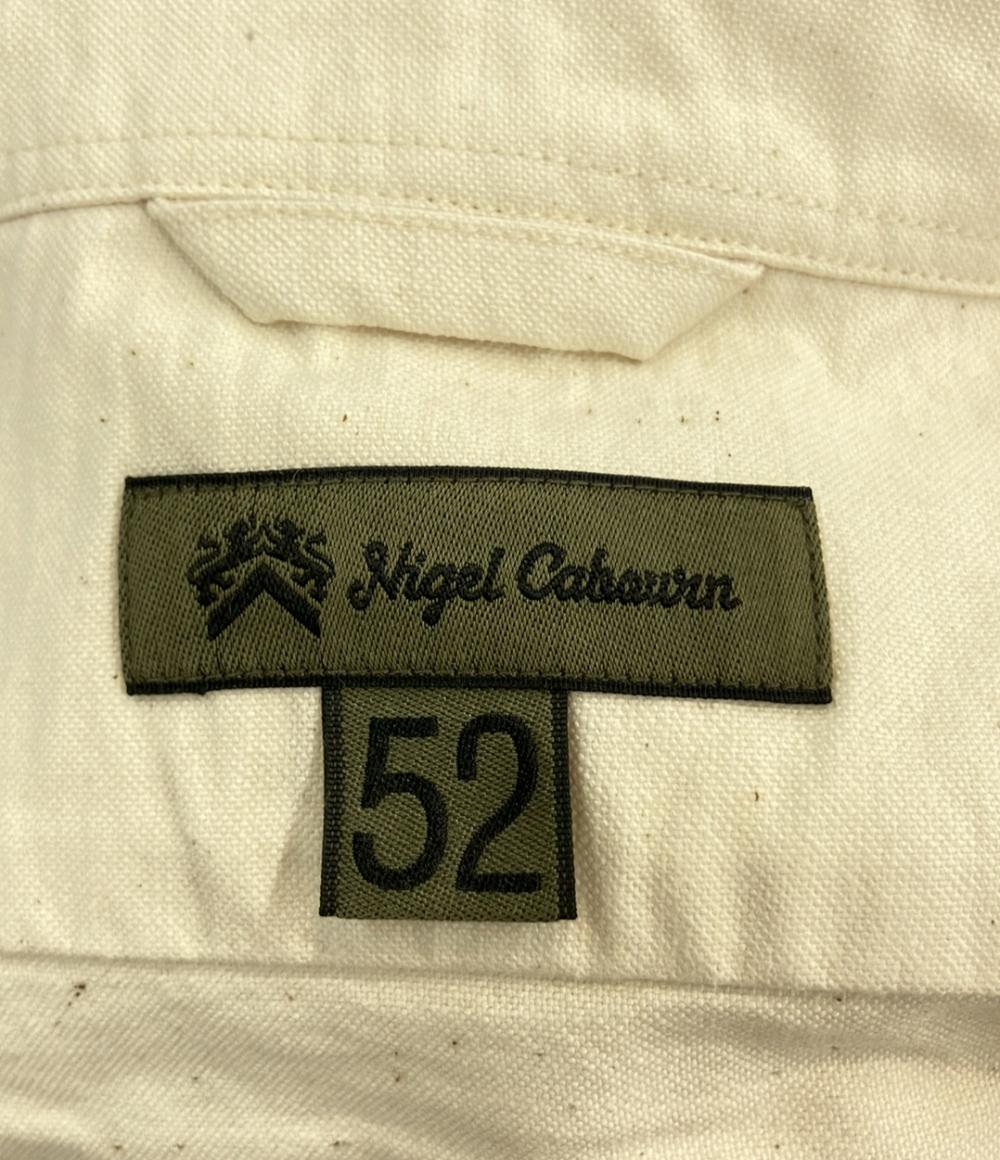 美品 Nigel Cabourn 長袖シャツ 24SS BRITISH OFFICER S SHIRT メンズ SIZE 52 (XL) ナイジェルケーボン
