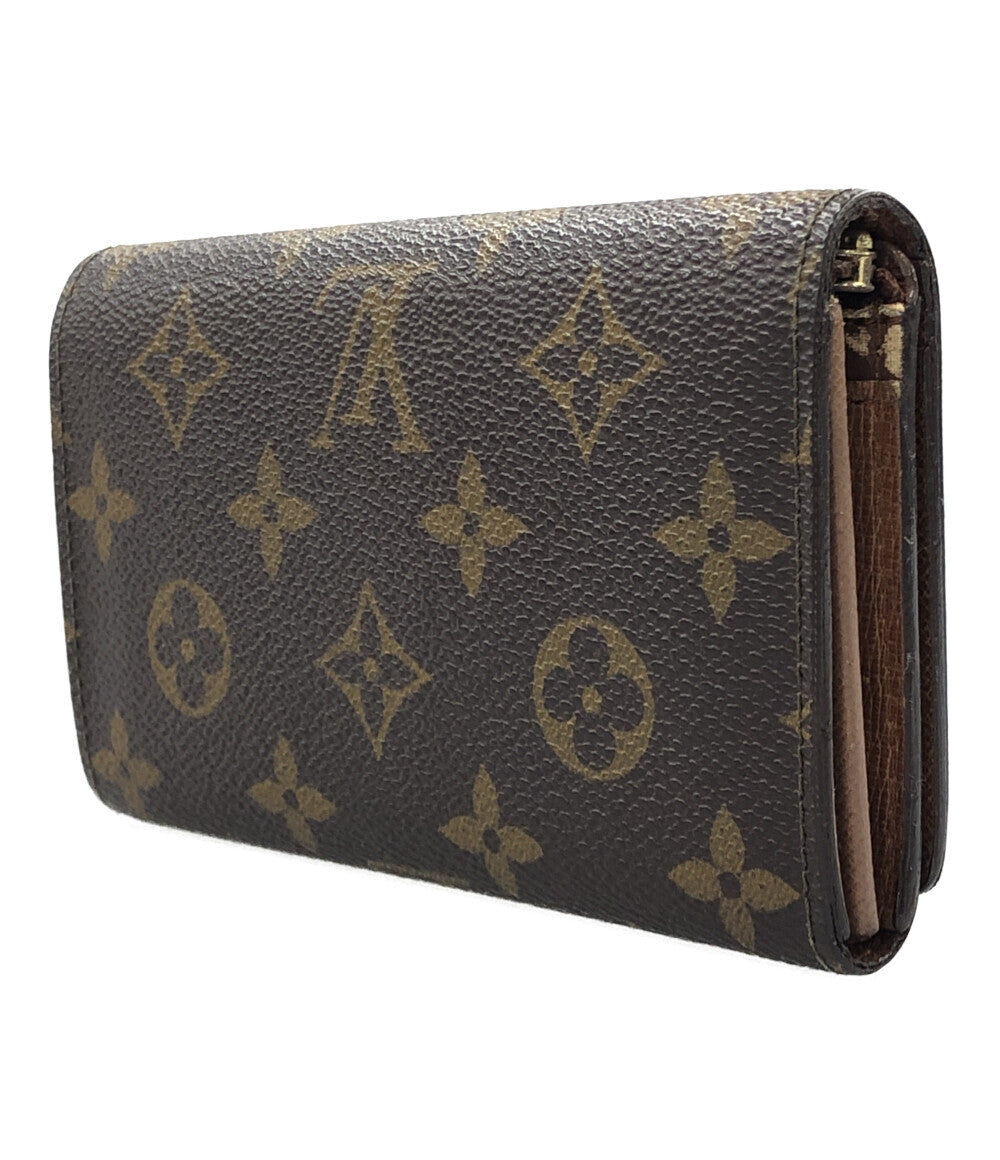 ルイヴィトン  二つ折り財布 ポルトモネビエトレゾール モノグラム   M61730 メンズ  (2つ折り財布) Louis Vuitton