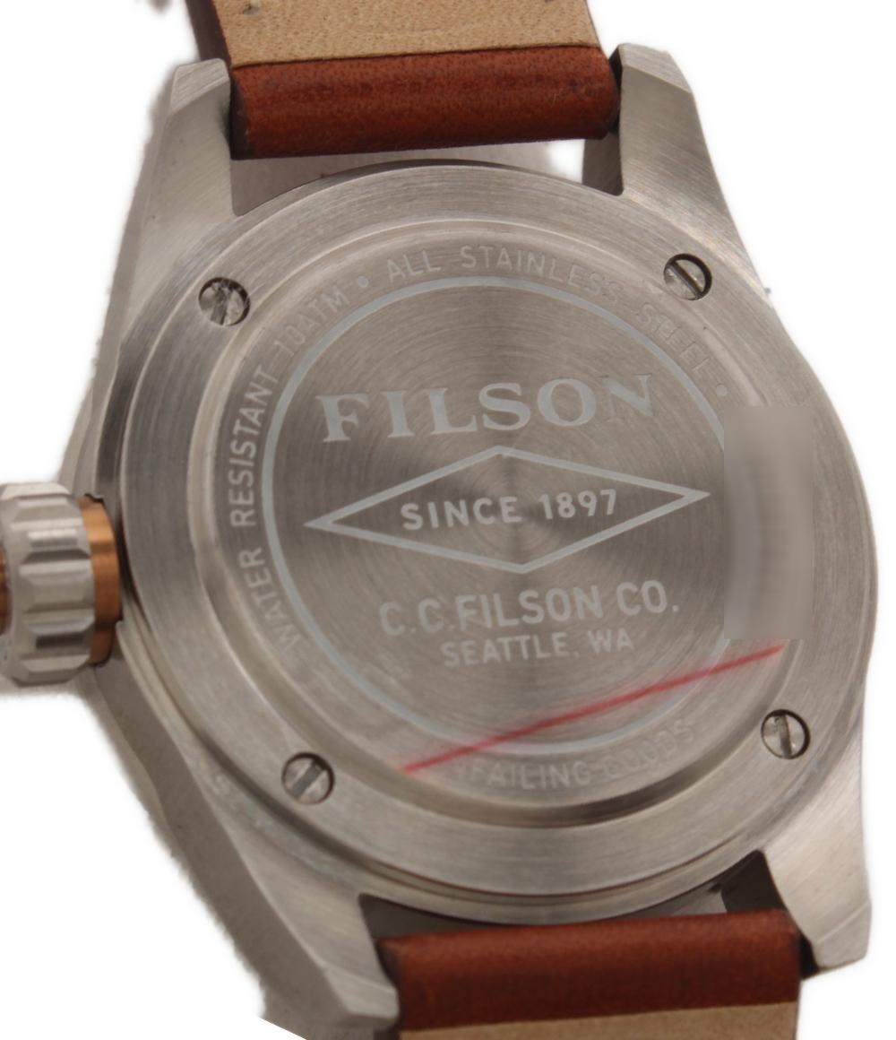 美品 FILSON 腕時計 フィールド クオーツ ホワイト レディース メンズ フィルソン