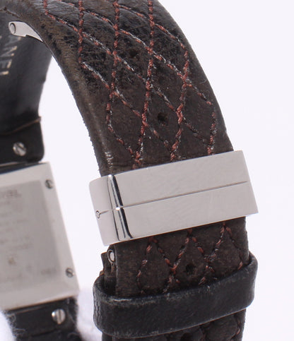 CHANEL 腕時計 マトラッセ クオーツ ブラック H0116 レディース シャネル