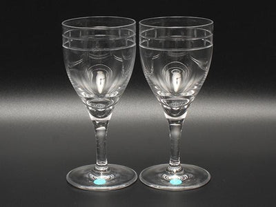 ティファニー ワイングラス 2点セット ペア アトラス TIFFANY&Co.