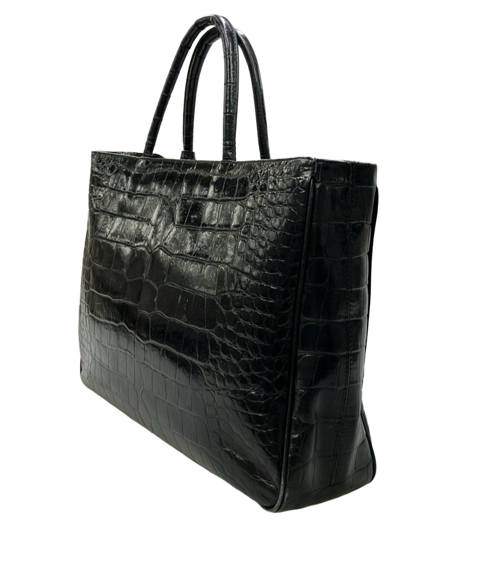FURLA トートバッグ ショルダーバッグ 2WAY クロコ型押し レザー レディース フルラ