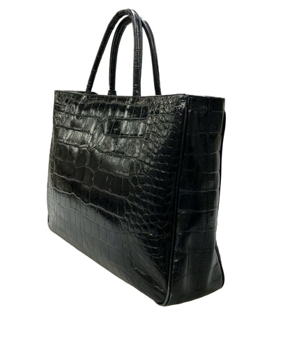 FURLA トートバッグ ショルダーバッグ 2WAY クロコ型押し レザー レディース フルラ