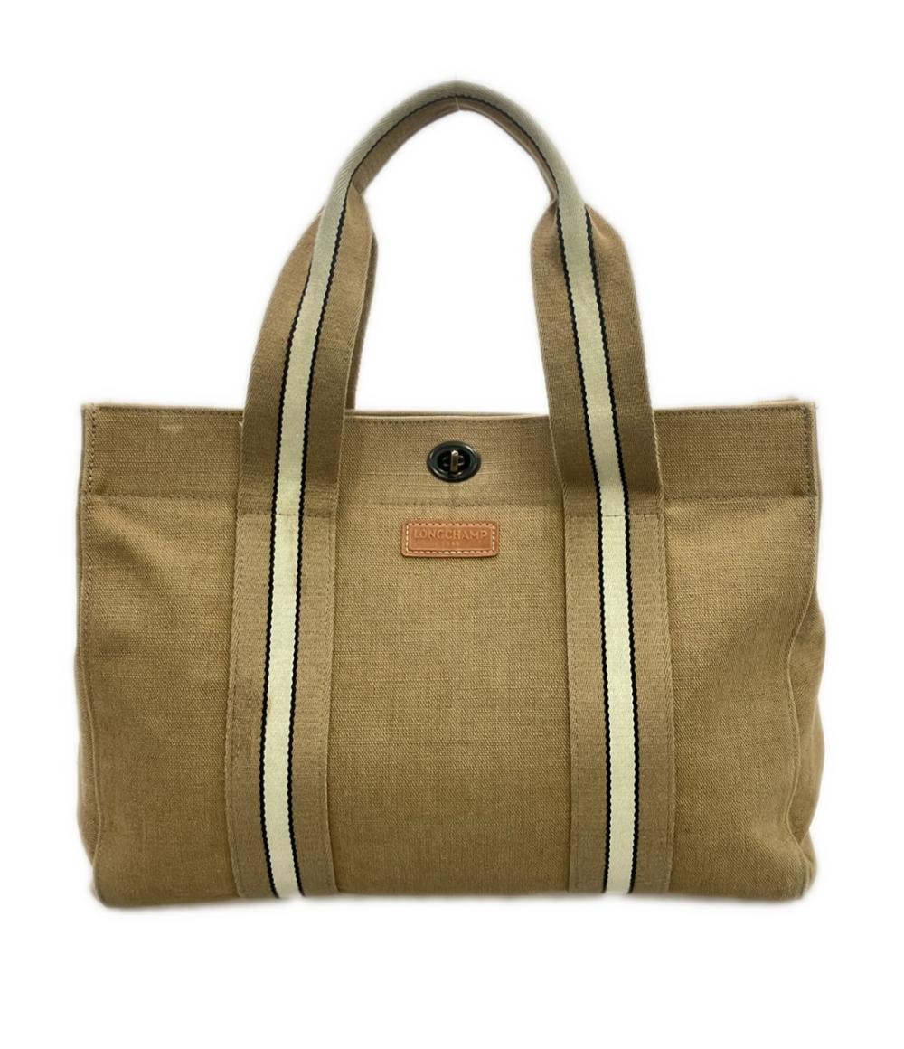 LONGCHAMP トートバッグ キャンバス レディース ロンシャン