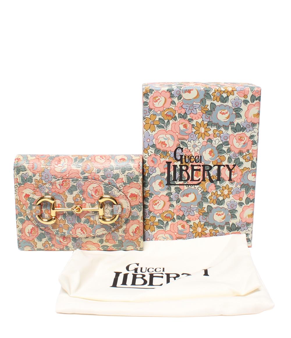 GUCCI LIBERTY 二つ折りコンパクト財布 ホースビットカードケース