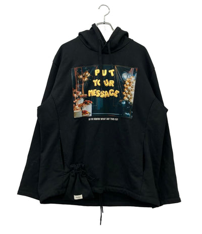 doublet パーカー スウェット ストリート トプルオーバーフーディー ベルクロ D.I.Y ALPHABET HOODIE メンズ SIZE XL ダブレット