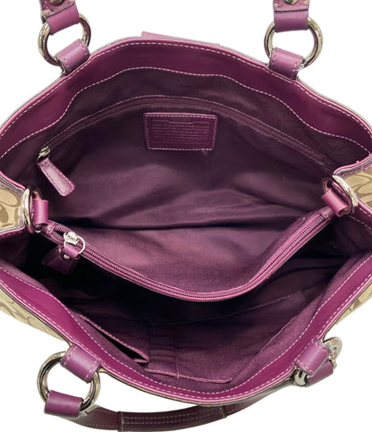 COACH 2way トートバッグ ショルダーバッグ 斜め掛け シグネチャー F17402 レディース コーチ